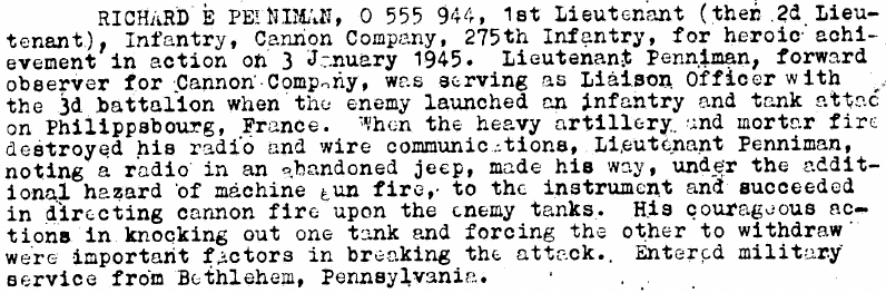 Bronze star PENNIMAN